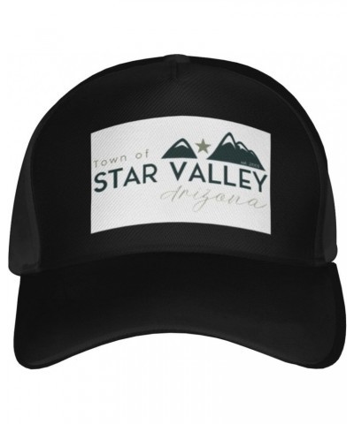 Flag of Star Valley, Arizona Baseball Cap Men's and Women's Baseball Hat Adjustable Casual Outdoor Breathable Caps Truck Driv...