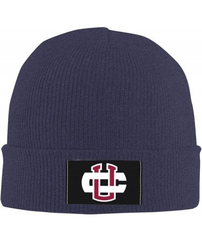 Chapman University Stretch Knit Hat for Men Women Winter Warm Cap Navy Blue $7.77 Skullies & Beanies