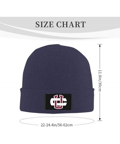 Chapman University Stretch Knit Hat for Men Women Winter Warm Cap Navy Blue $7.77 Skullies & Beanies