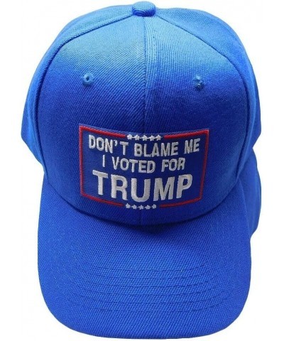 Special Don't Blame Me I Voted for Trump Adjustable Embroidered Cap Hat Black $13.86 Baseball Caps