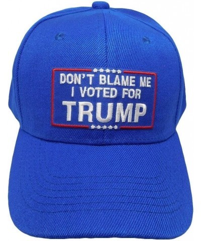 Special Don't Blame Me I Voted for Trump Adjustable Embroidered Cap Hat Black $13.86 Baseball Caps