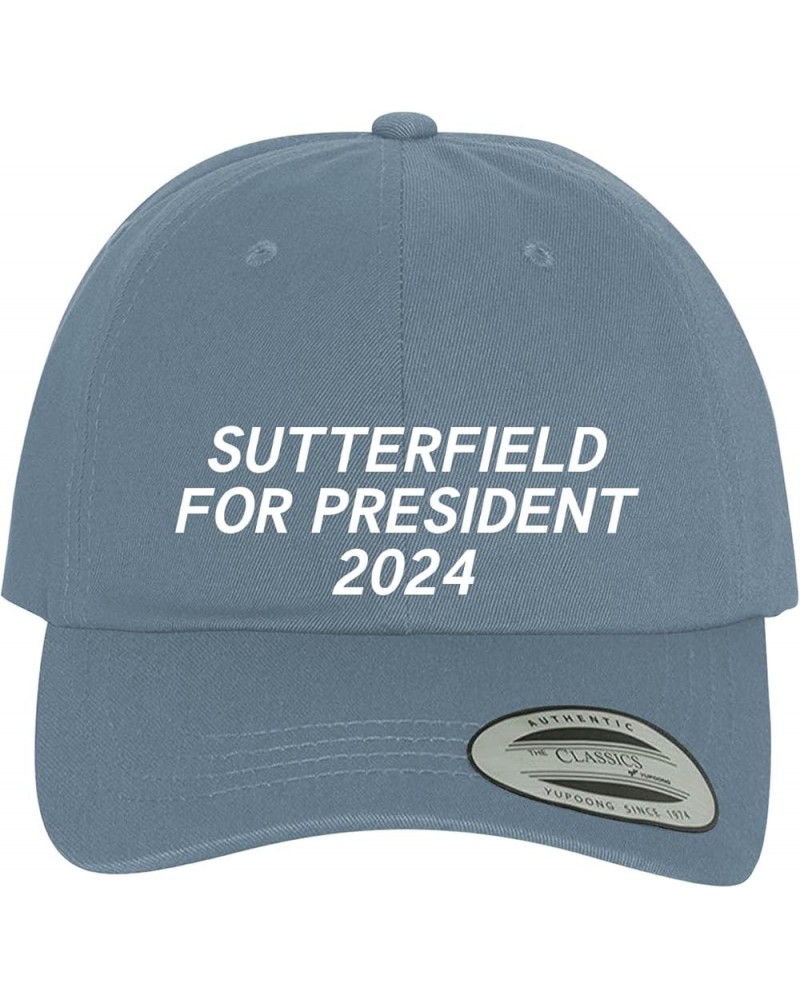 Sutterfield for President 2024 - Comfortable Dad Hat Baseball Cap Light Blue $18.26 Baseball Caps