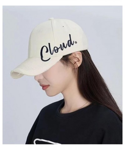 Women Men Fashion Cloud Baseball Cap Sun Protection Summer Sun Hat Comfy Fishing Hat Outdoor Brown $9.50 Baseball Caps