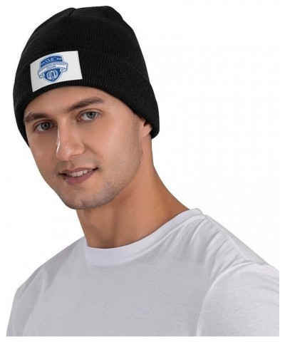 Spartanburg A Methodist College Logo Stretch Knit Hat for Men Women Winter Warm Cap Black $7.22 Skullies & Beanies