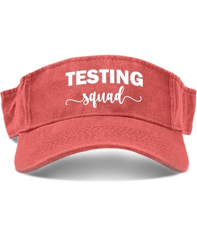 Testing Squad Hats Visor Hat for Men Visor Packable Visor Hats Saffron $11.32 Visors