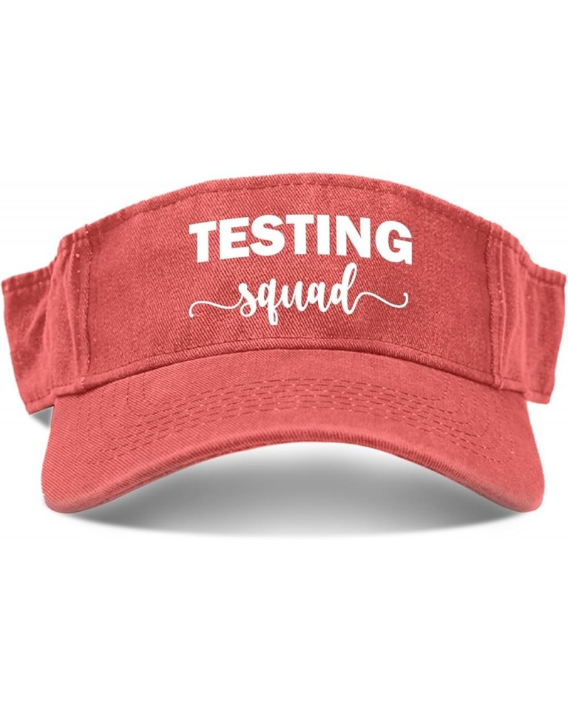 Testing Squad Hats Visor Hat for Men Visor Packable Visor Hats Saffron $11.32 Visors