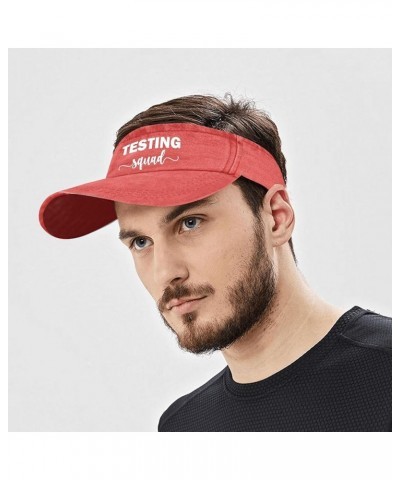 Testing Squad Hats Visor Hat for Men Visor Packable Visor Hats Saffron $11.32 Visors