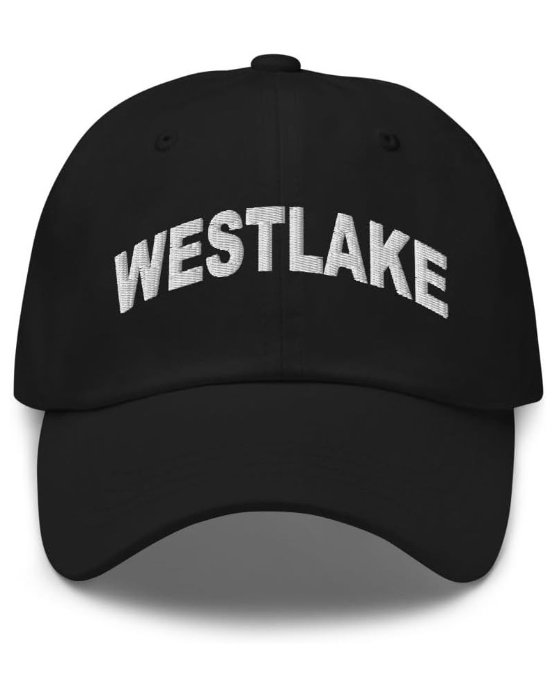 Westlake Ohio Hat Westlake OH Cap Embroidered Dad Hat Adjustable Strap Closure Unisex Black $19.20 Baseball Caps