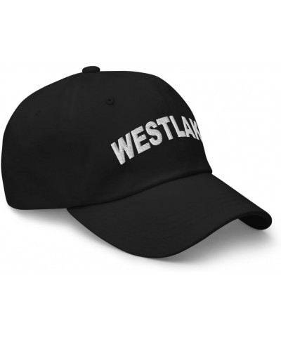 Westlake Ohio Hat Westlake OH Cap Embroidered Dad Hat Adjustable Strap Closure Unisex Black $19.20 Baseball Caps