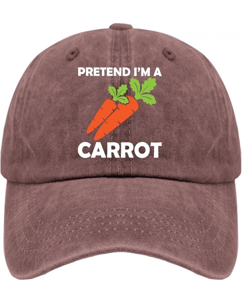 Beach Hats for Women Carrot Pretend I'm a Carrot Womens Beach hat Mountain hat Gifts for Women Summer Cap Suitable for Beach ...