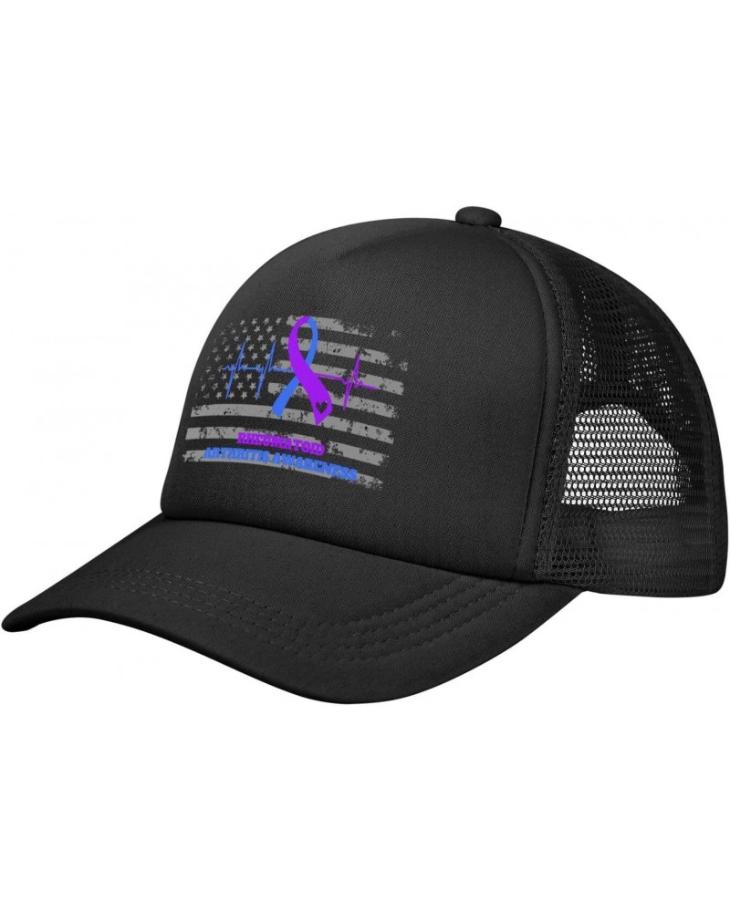 Rheumatoid Arthritis Awareness Baseball Cap Adjustable Casual Mesh Hats Duck Tongue Hat for Men Women5 Black $10.98 Baseball ...