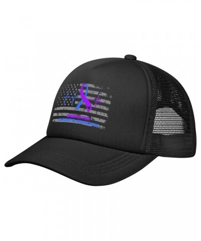 Rheumatoid Arthritis Awareness Baseball Cap Adjustable Casual Mesh Hats Duck Tongue Hat for Men Women5 Black $10.98 Baseball ...