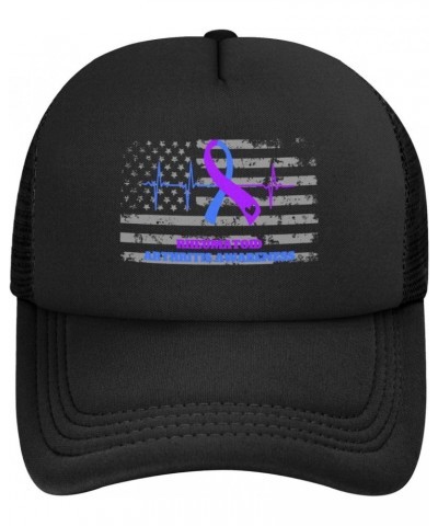 Rheumatoid Arthritis Awareness Baseball Cap Adjustable Casual Mesh Hats Duck Tongue Hat for Men Women5 Black $10.98 Baseball ...