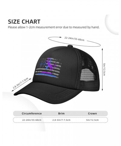 Rheumatoid Arthritis Awareness Baseball Cap Adjustable Casual Mesh Hats Duck Tongue Hat for Men Women5 Black $10.98 Baseball ...