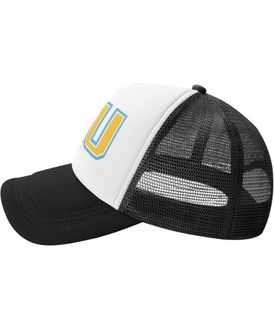 Long Island University Logo Trucker Hats for Both Men and Women - Mesh Baseball Snapback Hats Black $9.45 Baseball Caps