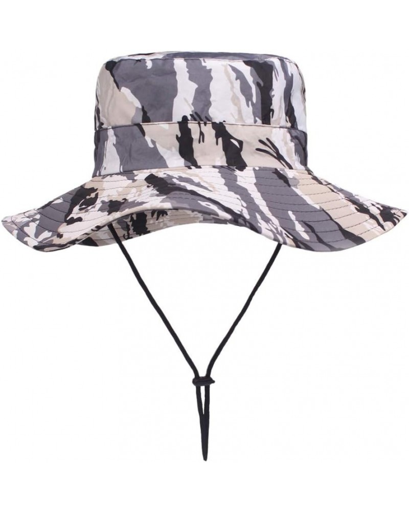 Unisex Adult Solid Color Bucket Hat for Women Teens Girls Beach Hat for Outdoor Travel Packable Large Brim Sun Grey $8.05 Fed...