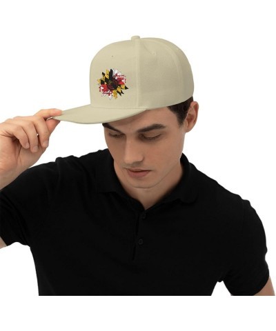 Snapback Baseball Cap Vintage Sunflower Maryland State Hat for Men Women Natural $10.28 Baseball Caps