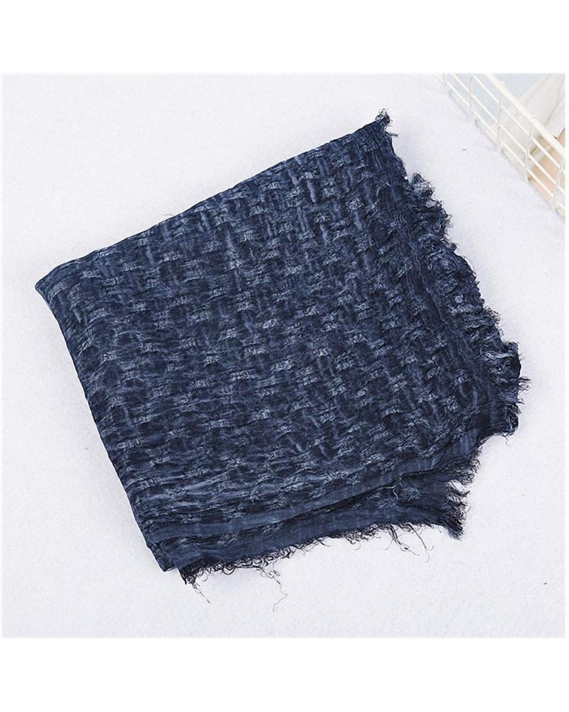 Womens Scarves Cotton and Linen Solider Color Long Shawl Winter Men Scarf Color 12 One Size $12.82 Scarves