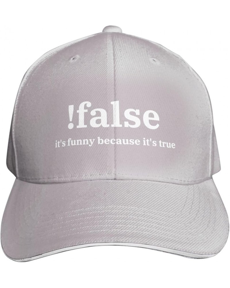 Funny Computer Science Programmer Hat Curved Bill Baseball Caps Funny Dad Hat Black Gray $11.77 Baseball Caps