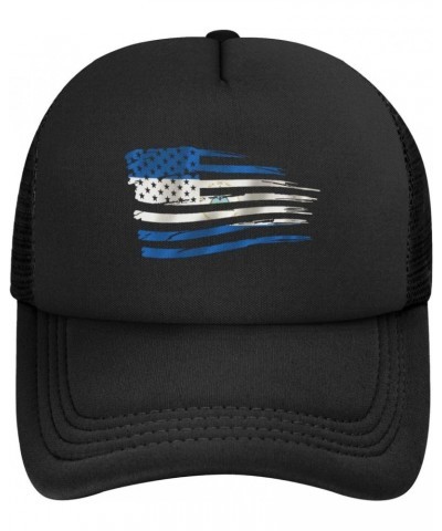 Nicaragua American Flag Combination Baseball Cap Adjustable Casual Mesh Hats Duck Tongue Hat for Men Women54 Black $12.96 Bas...