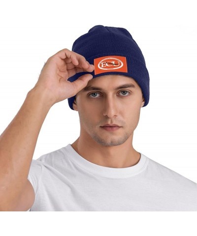 East Central University Stretch Knit Hat for Men Women Winter Warm Cap Navy Blue $7.77 Skullies & Beanies