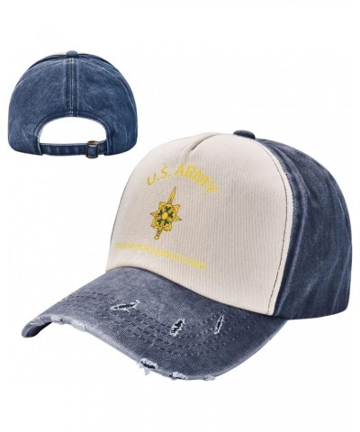 Us Army Military Intelligence Corps Veteran Upgrade Style with Adjustable Cotton Baseball Caps $16.11 Baseball Caps