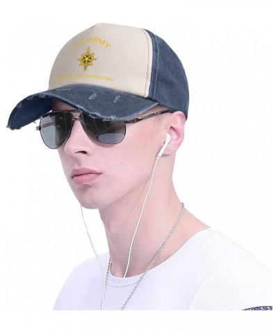 Us Army Military Intelligence Corps Veteran Upgrade Style with Adjustable Cotton Baseball Caps $16.11 Baseball Caps