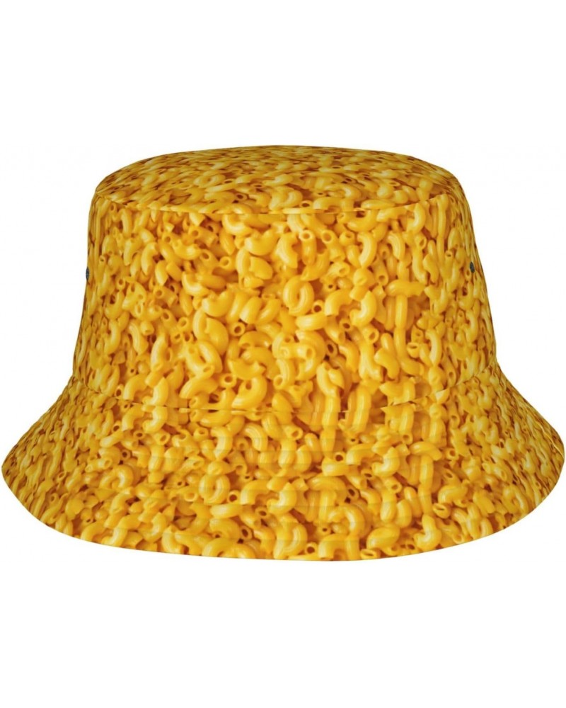 Macaroni and Cheese Men's Women's Sun Hat Summer Bucket Hat Novelty Fashion Fisherman Hat for Travel Hiking Vacation $11.12 B...