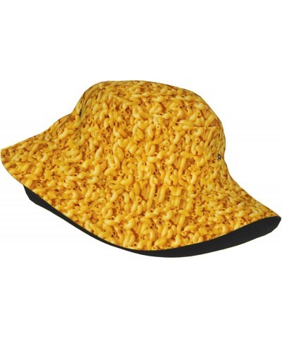 Macaroni and Cheese Men's Women's Sun Hat Summer Bucket Hat Novelty Fashion Fisherman Hat for Travel Hiking Vacation $11.12 B...