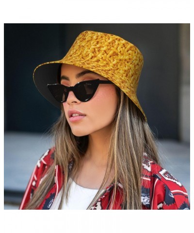 Macaroni and Cheese Men's Women's Sun Hat Summer Bucket Hat Novelty Fashion Fisherman Hat for Travel Hiking Vacation $11.12 B...