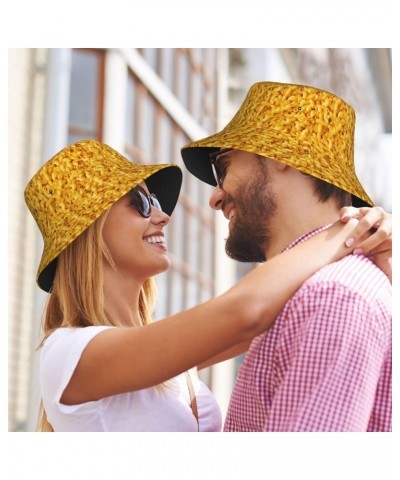 Macaroni and Cheese Men's Women's Sun Hat Summer Bucket Hat Novelty Fashion Fisherman Hat for Travel Hiking Vacation $11.12 B...