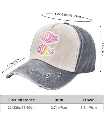 Kali Music Uchis Baseball Cap Washed Low Profile Distressed Dad Hat Unisex Denim Adjustable Cap Dark Red Gray $9.30 Baseball ...