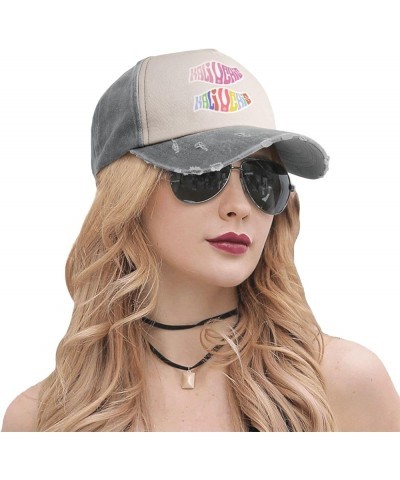 Kali Music Uchis Baseball Cap Washed Low Profile Distressed Dad Hat Unisex Denim Adjustable Cap Dark Red Gray $9.30 Baseball ...