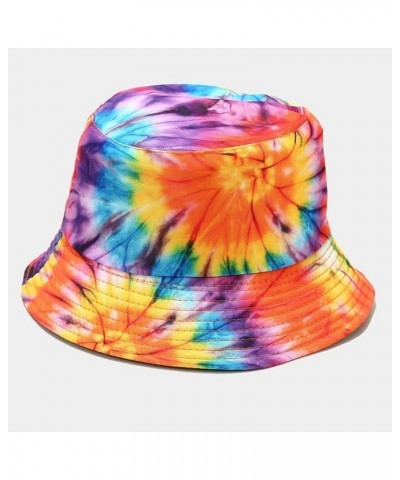 Reversible Tie Dye Bucket Hat Unisex Packable Outdoor Summer Travel Beach Double Side Wear Fisherman Cap for Men Women B3- Or...