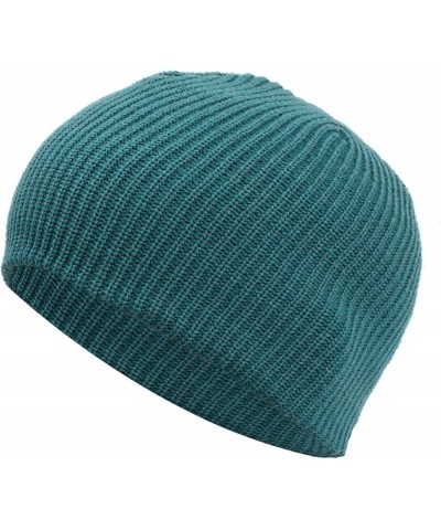 Unisex Winter Beanie for Men Lightweight Cashmere Warm Cold Weather Caps Baggy Winter Cable Knit Hat Blue $10.01 Fedoras