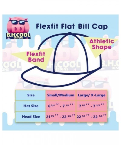 I'd Rather Be Earmarking - Flexfit 6210 Structured Flat Bill Fitted Hat | Baseball Cap for Men and Women | Snapback Closure B...