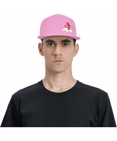 Flag Map of Salzburg Baseball Cap Snapback Trucker Hat for Men Women Flat Bill Hats Pink $13.55 Baseball Caps