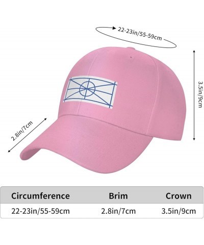 Aromanian Flag Baseball Cap for Men Women Dad Hat Classic Adjustable Golf Hats Pink $11.40 Baseball Caps