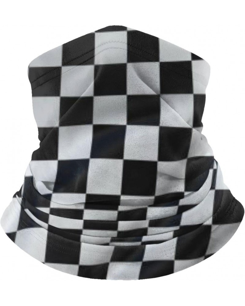 Neck Warmer Checkered Flag Neck Gaiter, Ski Tube Scarf & Snowboard Half Face Mask, Face Cover for Men & Women $8.96 Balaclavas