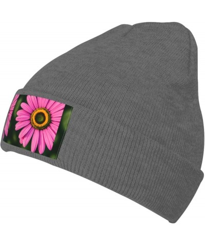 Beauty Daisy 1 Print Winter Beanie Hats Skull Cap Lightweight Knit Soft Sleep Multifunctional Headwear Deep Heather $10.98 Sk...