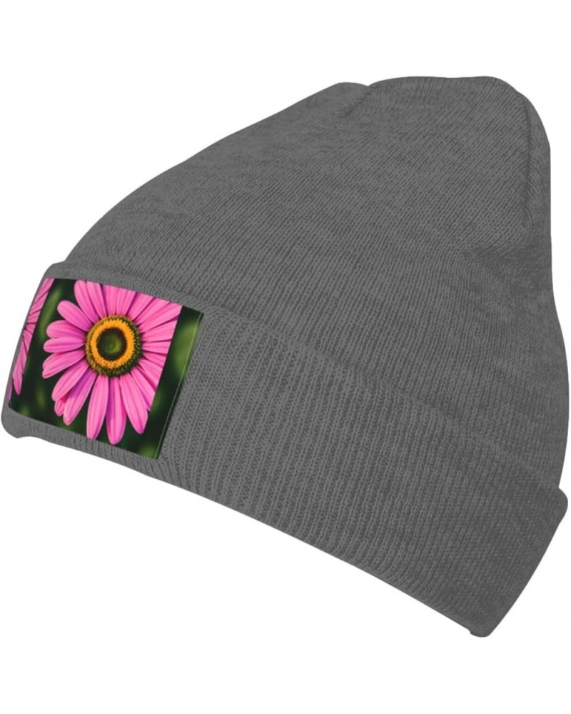 Beauty Daisy 1 Print Winter Beanie Hats Skull Cap Lightweight Knit Soft Sleep Multifunctional Headwear Deep Heather $10.98 Sk...