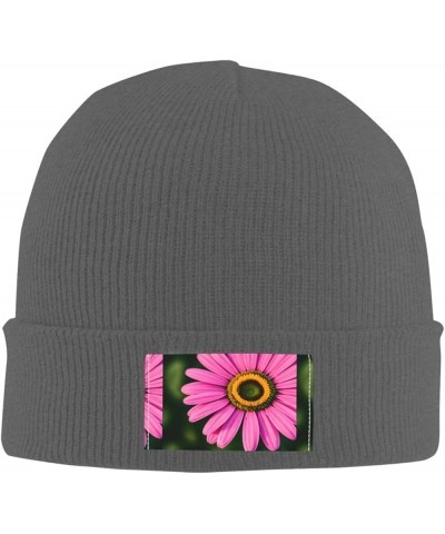 Beauty Daisy 1 Print Winter Beanie Hats Skull Cap Lightweight Knit Soft Sleep Multifunctional Headwear Deep Heather $10.98 Sk...