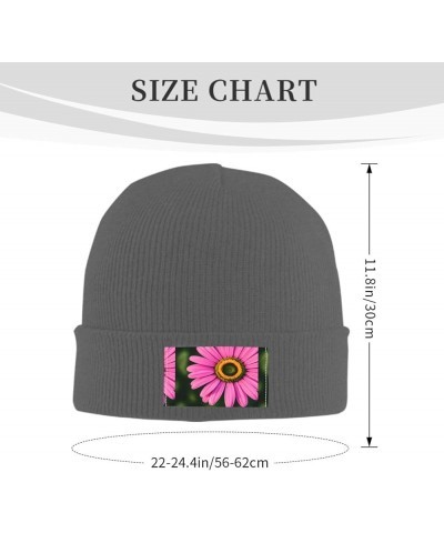 Beauty Daisy 1 Print Winter Beanie Hats Skull Cap Lightweight Knit Soft Sleep Multifunctional Headwear Deep Heather $10.98 Sk...