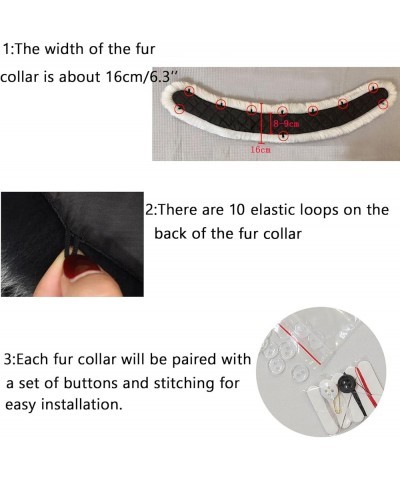 Faux Fur Collar Scarf for Women Men Black Fur Scarves Neck Warmer for Spring Fall Winter Jacket Grey $9.44 Scarves