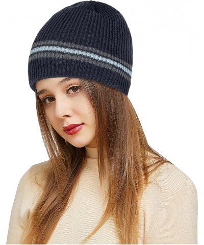 Woolen Knitted Outdoor Neutral Hat 2021 Color Keep Hats Warm Adult Winter Candy Baseball Caps Hat Hat Navy 1 $8.06 Skullies &...