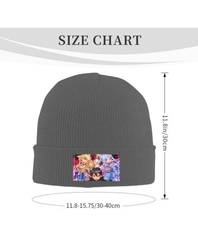 Sword Art Online Knit Hat Winter Ski Warm Knitted Caps Plain Cuffed Beanie for Men Women Black Deep Heather $9.84 Skullies & ...