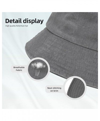 British Royal Marines Or-7 Bucket Hat for Men Women Outdoor Washed Cotton Sun Hats Travel Beach Hat Gray $10.52 Bucket Hats