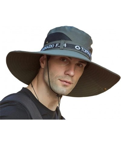 Wide Brim Fishing Hat,Summer Spring Bucket Hats, Hiking Sombrero,Male Sun Hat Outdoor Travel,Bucket Hat Black $12.85 Sun Hats