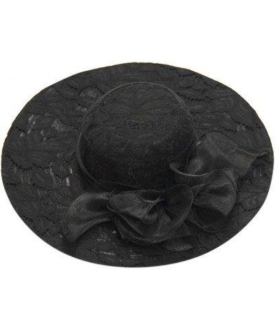 Women's Church Fascinator Bridal Tea Party Wedding Hat Hats for Men Outdoors Black-8 $8.51 Sun Hats