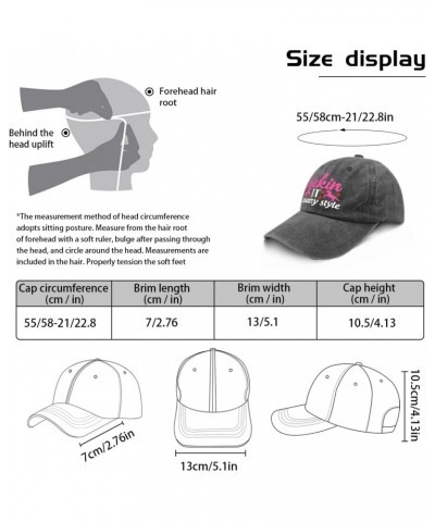 Kickin It Country Style Trucker Hat Women Hats Pigment Black Black Bucket Hat Gifts for Women Hiking Cap $10.25 Bucket Hats